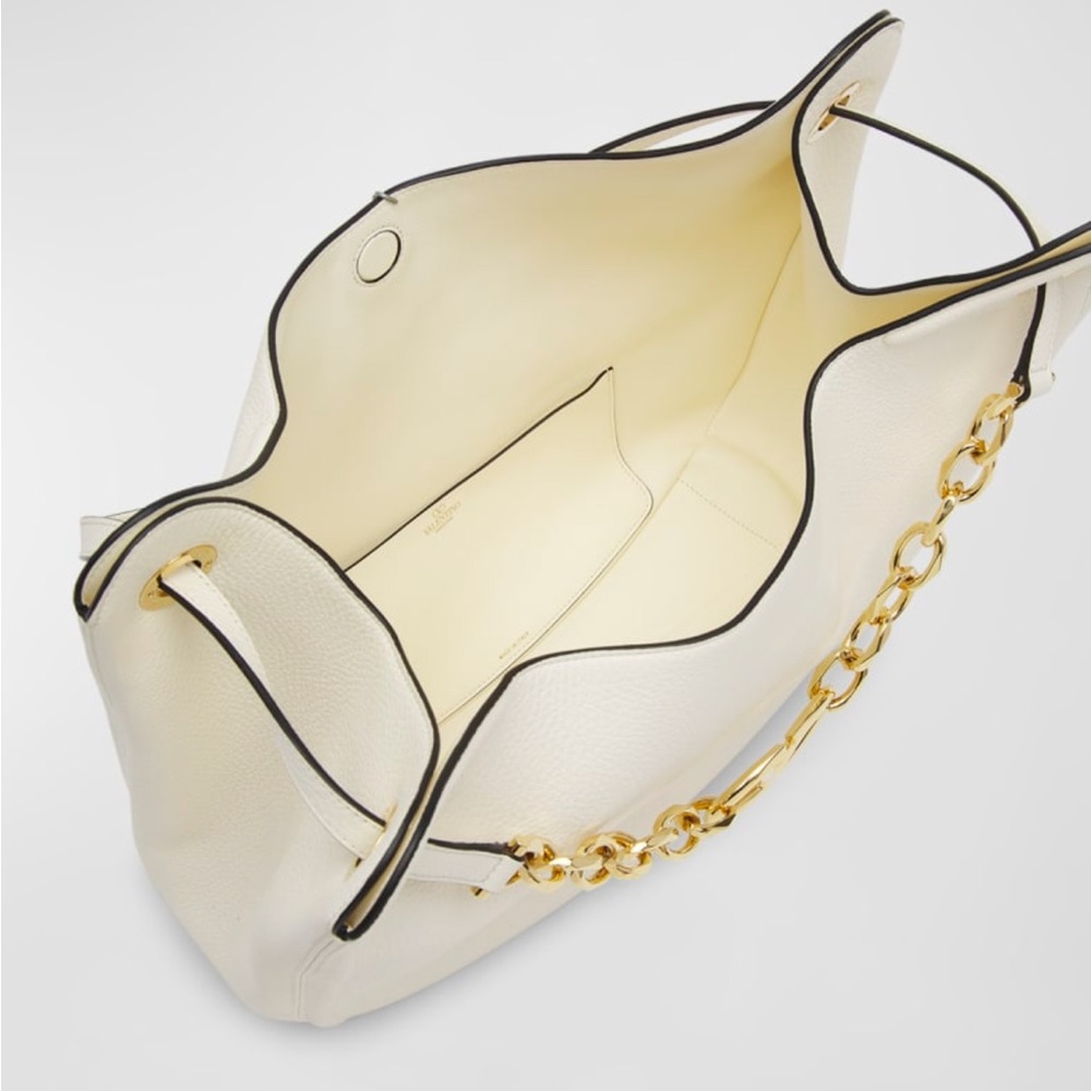 RELISTED: Valentino VLOGOC Moon Leather Hobo Bag - Picture 3 of 11